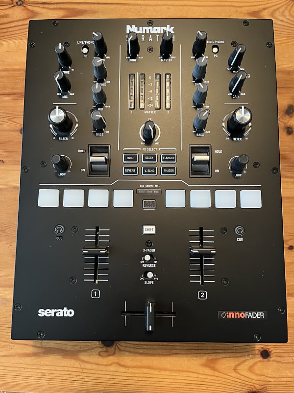 Numark Scratch 2 Channel DJ Mixer Reverb