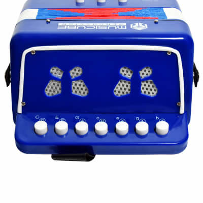 Kids Accordion Instrument Toys 10 Keys Button Small Accordion For