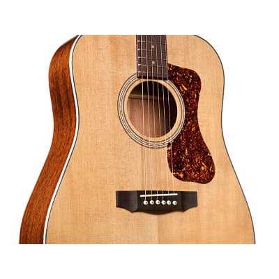 Guild D-140 Westerly Dreadnought Acoustic Guitar, Natural image 5