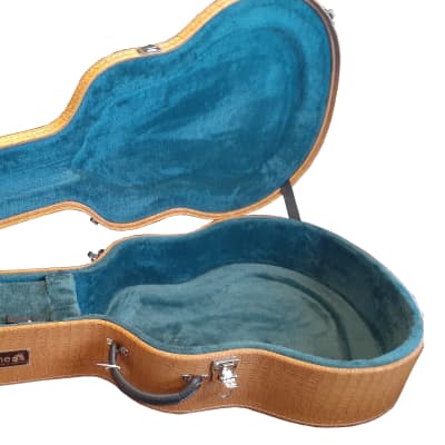 MEC Alligator Brown Acoustic Guitar Case 4 JUMBO J200 style Brown Green Interior for sale