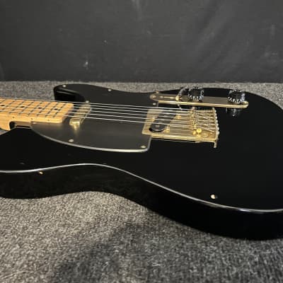 Samick Artist Series Telecaster Black And Gold Electric | Reverb