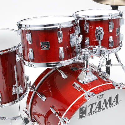 Tama 50th Anniversary Limited Edition Superstar 10/12/16/22" Drum Set Kit in Cherry Wine (CHW) image 2