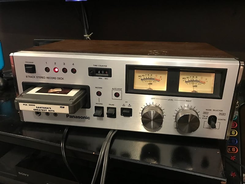 Panasonic RS-808 Vintage 8-Track 2024 Player Recorder Deck!