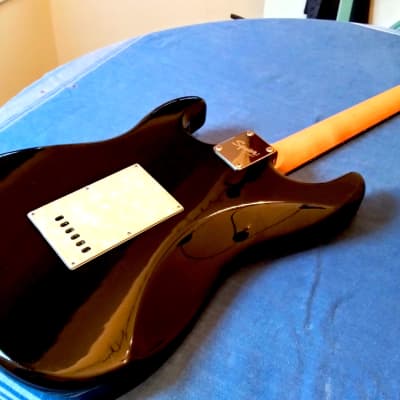 Fender Squier Stratocaster - Black 2008 - Black Gloss image 10