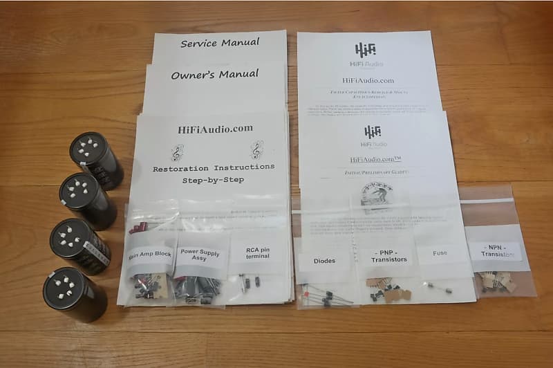 Marantz SM7 restoration kit filter capacitor repair rebuild fix  			