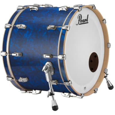 Pearl Music City Custom 18"x16" Reference Series Bass Drum w/o BB3 Mount MATTE WHITE MARINE PEARL RF1816BX/C422 image 2