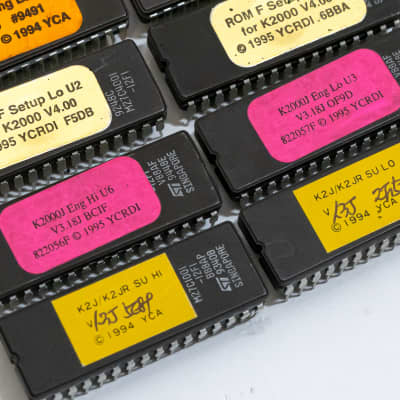 Kurzweil K2000 Assorted Sound / ROM / OS Chips - Set of 8 image 3