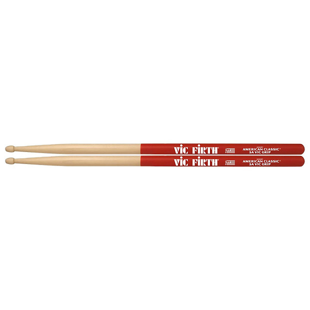 Vic Firth Vic Grip 5A Wood Tip image 1