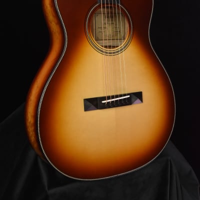 Bedell  Seed to Song Custom Parlor European Spruce, Birdseye Maple Sunburst Guitar image 1