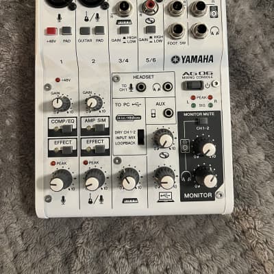 Yamaha AG06 6 Channel Mixer 2010s - White | Reverb