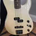 Fender Contemporary Jazz Bass Special Boxer 1985 Pearl white with Black neck