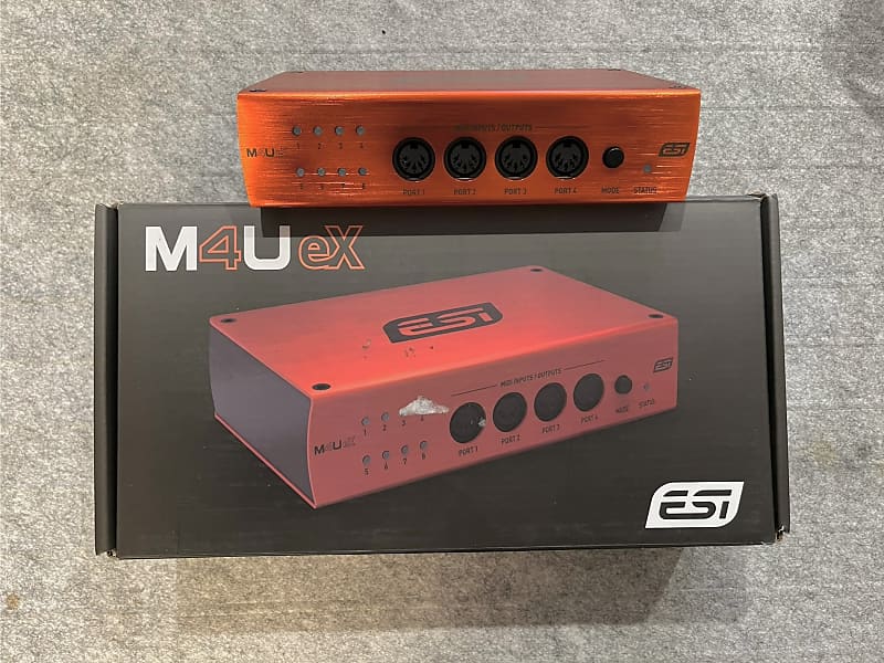ESI M4U eX 8port USB 3.0 MIDI Interface Reverb