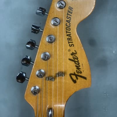 1973 Fender Stratocaster with 3-Bolt Neck, Maple Fretboard- Candy Apple Red image 8