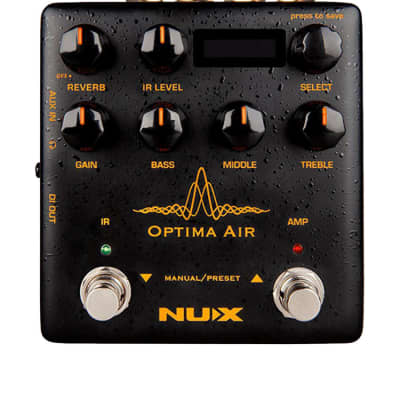 Nux Optima Air / IR NAI-5 Verdugo Series Acoustic Simulator Preamp Guitar Pedal image 10