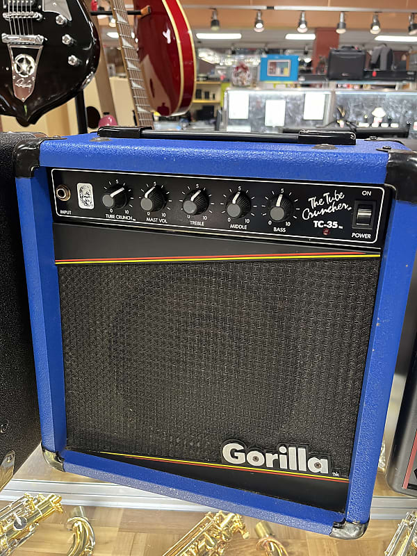 Gorilla The Tube Cruncher TC35 1988 Blue Vintage Guitar Reverb