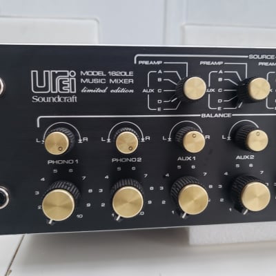 Urei 1620LE Rotary Mixer. Soundcraft Limited Edition | Reverb