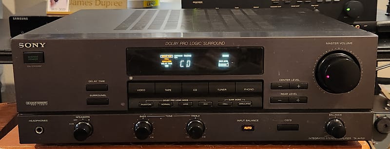 Sony cheapest TA-AV521 Home Theater Dolby Pro Logic Surround Integrated Stereo Amplifier.