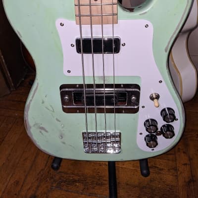 Retrovibe Telenbacker (medium scale) Green Custom Made Guitar image 4
