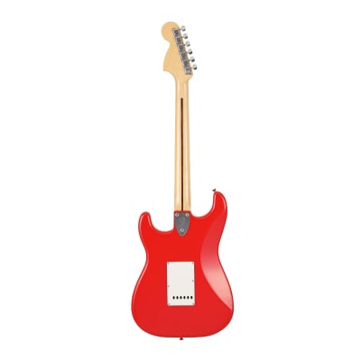 Fender Made in Japan Limited International Color Stratocaster Guitar with Basswood Body, Vintage Style Pickups, U Shape Neck and 9.5- Inch Radius Maple Fingerboard (Morocco Red) image 2
