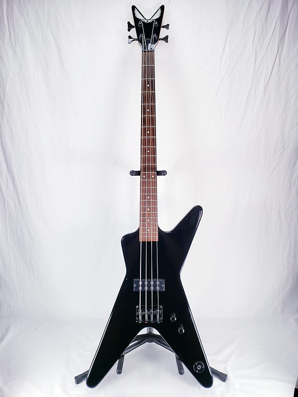 Dean ML Metalman Black 4-String Bass Guitar | Reverb