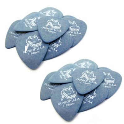 Dunlop Guitar Picks  Gator Grip  24 Pack 1.14mm  Heavy  (417P1.14)