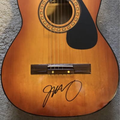 Acoustic guitar signed by Jeff Tweedy of Wilco for sale