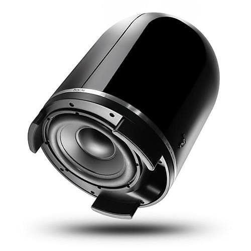 Focal DOME SUB 8  Active Bass-Reflex Dome Subwoofer, Black image 1