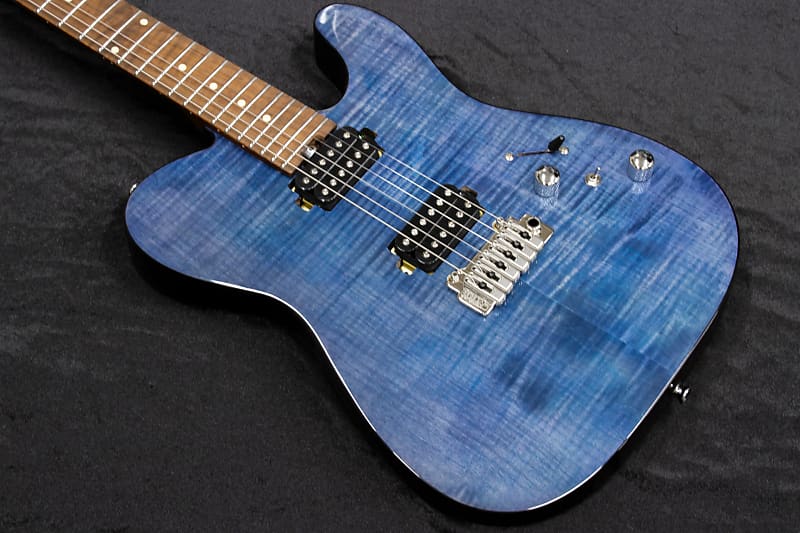 Bacchus TACTICS24-FM/RSM ST-BLU 指板割れ #GI08769 3.56kg【Guitar Shop TONIQ横浜】