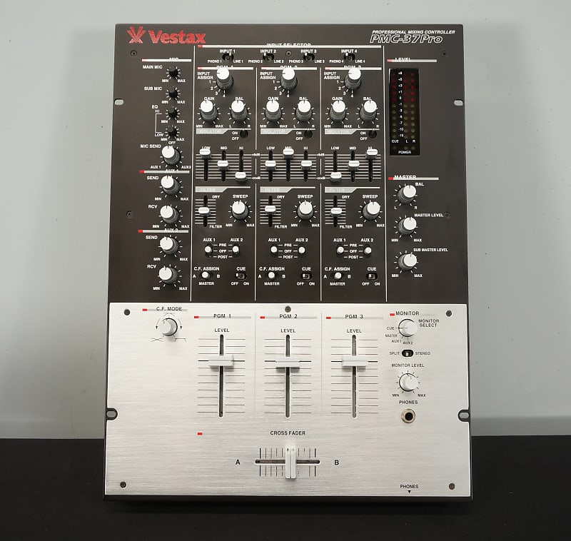 Vestax PMC-37PRO Professional 3 Channel Scratch Dance Dj