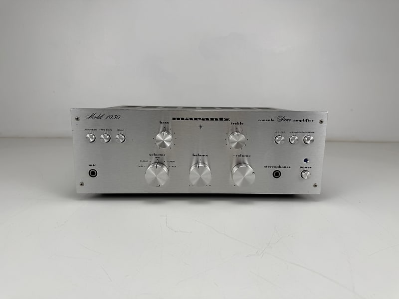 Marantz Model 1030 Integrated Stereo Amplifier - Fully Serviced - Recapped  			