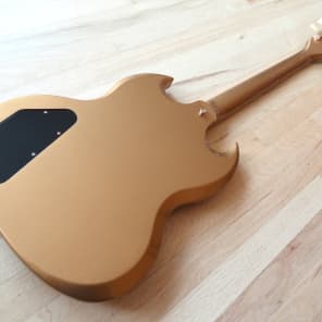 2011 Gibson SG Standard Bullion Gold Sam Ash Limited Edition Guitar Rare & Minty OHSC & Candy image 12