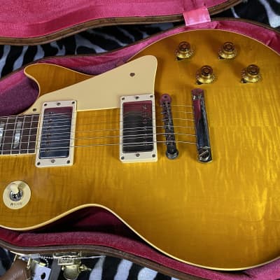 NEW! 2023 Gibson Custom Shop 1959 Les Paul - Double Dirty Lemon - Authorized Dealer - Hand Picked Killer Flame Top VOS - Only 8.7 lbs - G02748 image 16