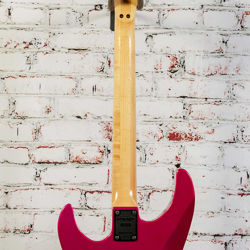 Kramer Vintage 1980's Focus 6000 Electric Guitar, Pink Metallic w/ Case  x0995 (USED)