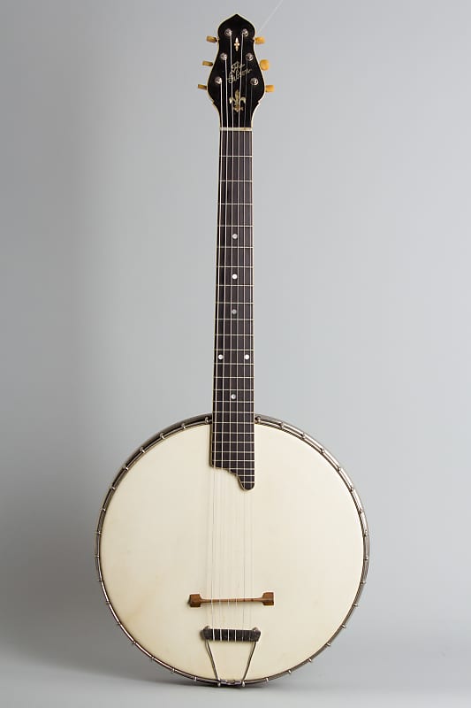 Gibson  Style GB Guitar Banjo (1919), ser. #553, original black hard shell case. image 1