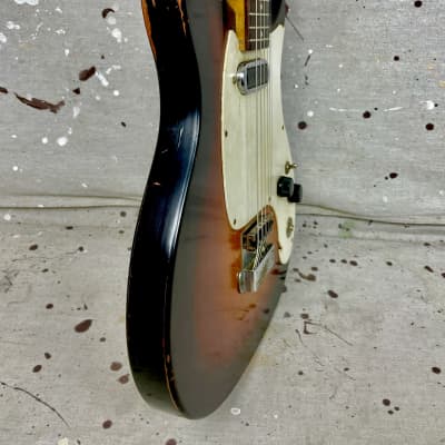 1959 Magnatone Mark VII Electric Guitar Sunburst "Barth Era" Vintage 1950's image 17