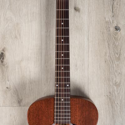 Guild M-20 Concert Acoustic Guitar, All Mahogany Body, Natural image 4