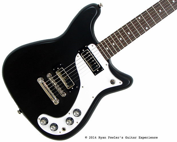Epiphone 1966 Worn Wilshire Black | Reverb