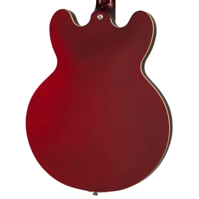 Epiphone Riviera Semi-Hollow Guitar w/ Mini Humbucker Pickups - Sparkling Burgundy image 6