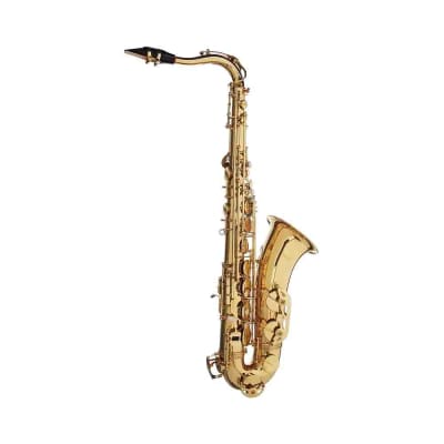 Stagg WS-TS215 Key of Bb Tenor Saxophone w/Soft Case, Mouthpiece, Reed, Ligature, Cap, Swab & Gloves image 2
