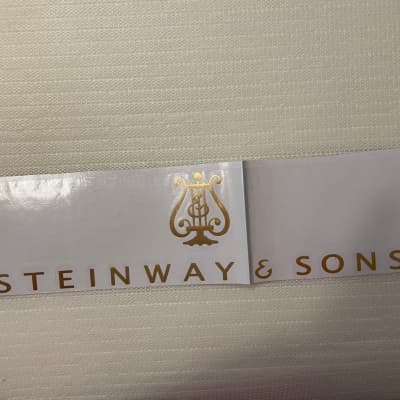 Side decal Piano Steinway & Sons Gold x 01 image 2