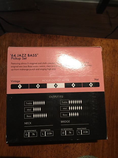 Pure vintage 64 best sale jazz bass pickups