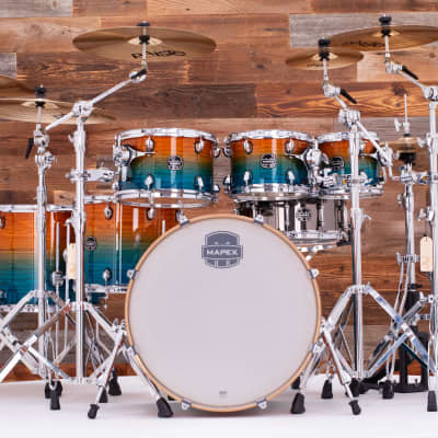 MAPEX ARMORY LIMITED EDITION 7 PIECE DRUM KIT, OCEAN SUNSET, EXCLUSIVE image 8