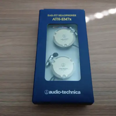 Audio Technica ATH-EM7X Champagne Gold Ear Fit Headphones | Reverb