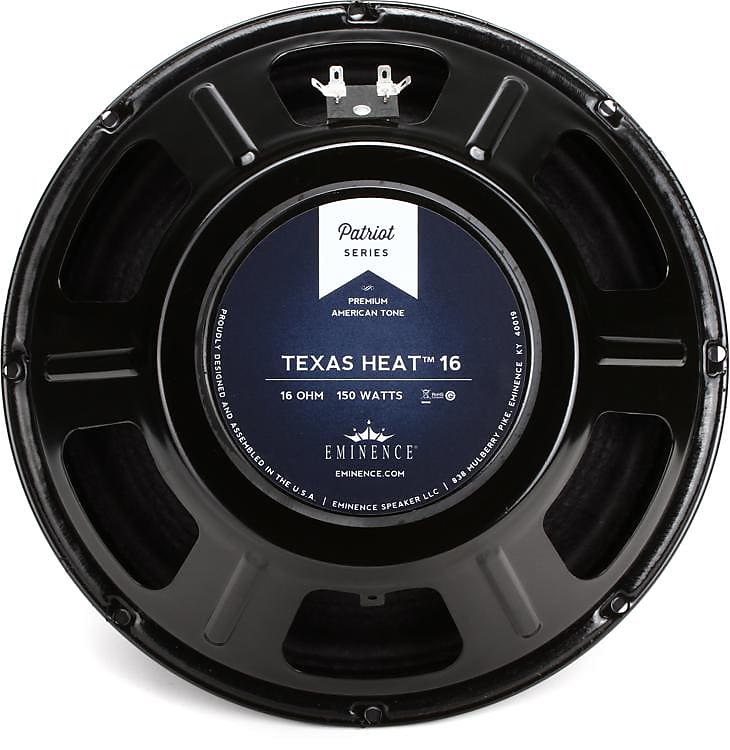 Eminence Texas Heat Patriot Series 12 Inch 150 Watt Reverb 3910