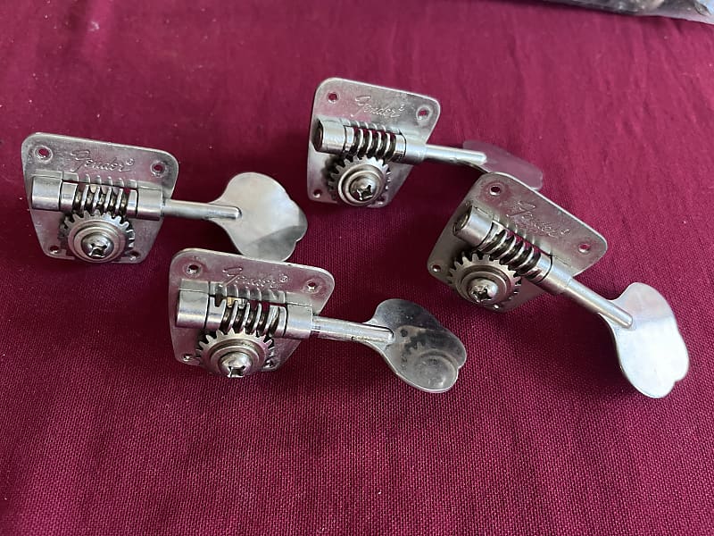 1972 1973 1974 1975 Fender Jazz bass tuners tuning pegs set Reverb