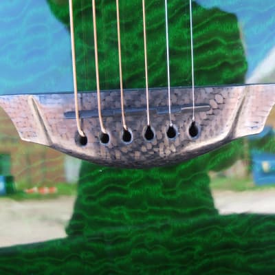 Emerald X20 Carbonfiber w/Quilt Maple Top and onboard effects 2022 - Emerald Green image 13