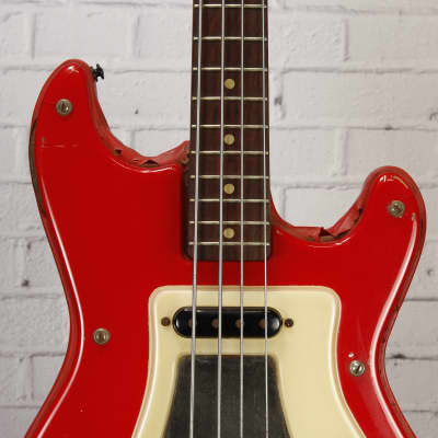 Hagstrom Kent Electric Bass 1964 Red #621462 image 11