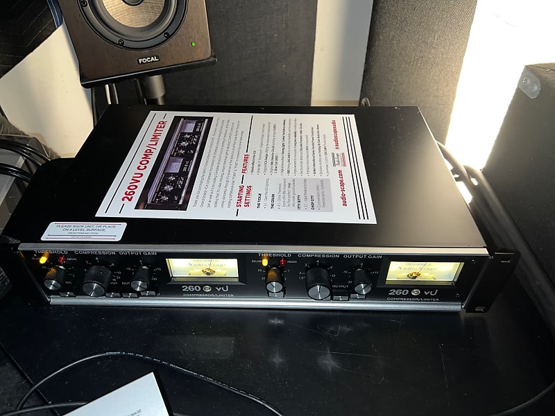 AudioScape Engineering Co 260VU COMPRESSOR/LIMITER 2023