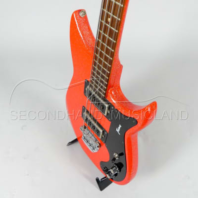 Framus Framus BL 8 Bass ca 1973 in Rot Metallic mit Fender Gigbag. 1973 - red image 8
