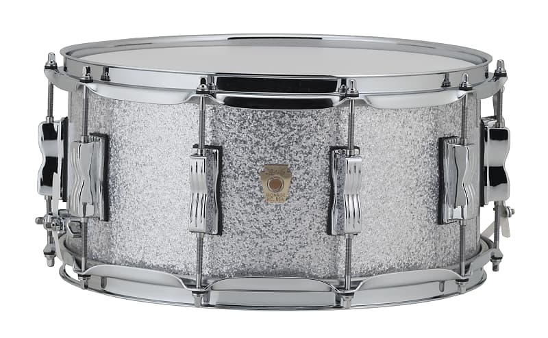 Ludwig Pre-Order Classic Maple 5x14" Silver Sparkle Kit Snare Drum Made in USA Authorized Dealer image 1